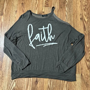 FAITH one shoulder top, Women’s medium